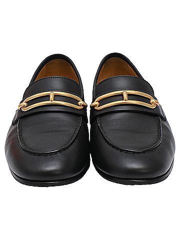 Hermès Hermès Colette Loafers in Black Calfskin Leather (view 2)