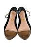Prada 100% Suede Black Prada Ankle Strap Platform Pumps in Black Suede Size EU 38 - photo 7