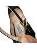 Prada 100% Suede Black Prada Ankle Strap Platform Pumps in Black Suede Size EU 38 - photo 14