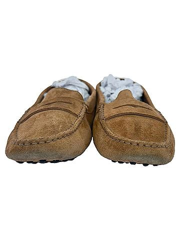 Tod's Tod's Vintage Loafers in Tan Suede (view 2)