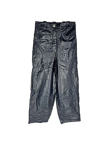 Chanel Chanel Trousers in Black Lambskin Leather (view 1)