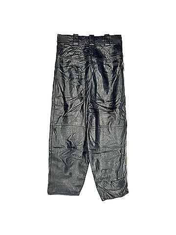 Chanel Chanel Trousers in Black Lambskin Leather (view 2)