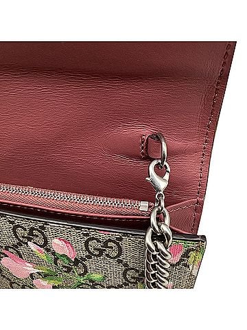 Gucci Gucci GG Supreme Floral-Print Wallet on Chain in Multicolor Coated Canvas (view 2)