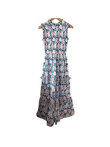 Oliphant Smocked Maxi Dress Casual Dress (view 2)