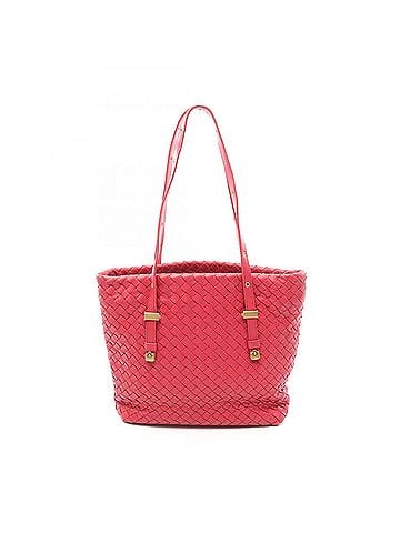 Bottega Veneta Bottega Veneta Intrecciato Tote Bag Handbag Leather Women's Red (view 1)