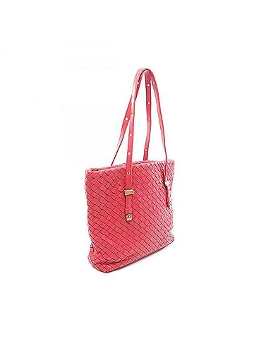 Bottega Veneta Bottega Veneta Intrecciato Tote Bag Handbag Leather Women's Red (view 2)