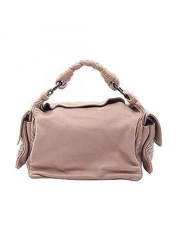 Bottega Veneta Bottega Veneta Cocker Intrecciato Shoulder Bag/Handbag, Leather, Women's, Pink (view 1)