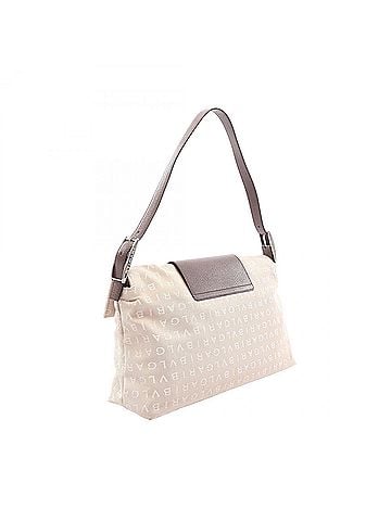 Bvlgari Bulgari BVLGARI Logo Mania Shoulder Bag Handbag Canvas Leather Women's Beige Brown (view 2)