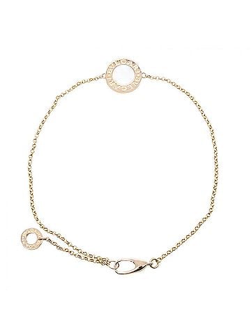 Bvlgari BVLGARI Mother of Pearl Bracelet, 18KPG (Pink Gold), Pearl, Women's, Gold/White Tones, 350550 (view 2)