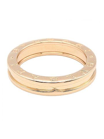 Bvlgari Bvlgari Bulgari B-zero1 Ring, 1-band ring, 18KPG (pink gold), men's and women's, gold tone, 36003 (view 2)