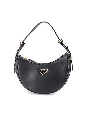 Prada Prada Arche Small Handbag, Leather, Black, 1BC194 (view 1)