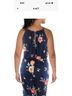 Studio Floral Multi Color Blue Jumpsuit Size XL - photo 9