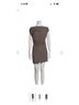 STAUD Stripes Brown Cocktail Dress Size 4 - photo 4