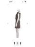 STAUD Stripes Brown Cocktail Dress Size 4 - photo 3