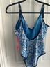 Lilly Pulitzer Floral Blue White One Piece Swimsuit Size 12 - photo 6