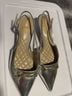 Sam Edelman Silver Heels Size 8 - photo 3