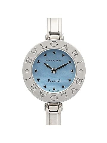 Bvlgari Bulgari BVLGARI B-zero1 Watch, Stainless Steel, Women's, Blue Tone, Shell, BZ22S (view 1)