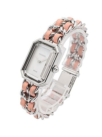 Chanel Chanel Première Rock Limited Edition (1200 pieces worldwide) Watch, Stainless Steel, Leather Strap, Women's, White with Shell, H6359 (view 2)