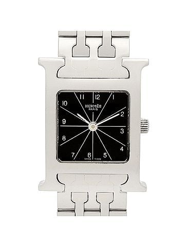 Hermès Hermes H-Watch, Stainless Steel, Women's Watch, Black, HH1.210 (view 1)