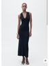 MNG Black Cocktail Dress Size M - photo 5