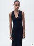 MNG Black Cocktail Dress Size M - photo 4