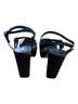Lisa Vicky 100% Satin Black Heels Size 8 - photo 2