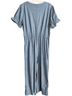 J.Crew 100% Cotton Blue Jumpsuit Size 10 (tall) - photo 2