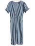 J.Crew 100% Cotton Blue Jumpsuit Size 10 (tall) - photo 1