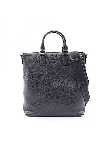 Gucci Gucci 2-Way Tote Bag/Handbag, Leather, Men's/Women's, Navy, 387078 (view 1)