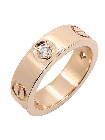 Cartier Cartier Love Ring 3PD - Ring/Finger 18KPG (Pink Gold) Diamond Women's Gold Tone Clear B4032400 (view 1)