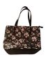 Anne Klein Floral Black Multi Color Leather Tote One size - photo 1