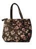 Anne Klein Floral Black Multi Color Leather Tote One size - photo 2