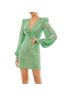 Mac Duggal 100% Polyester Solid Green Cocktail Dress Size 6 - photo 9