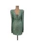 Mac Duggal 100% Polyester Solid Green Cocktail Dress Size 6 - photo 1