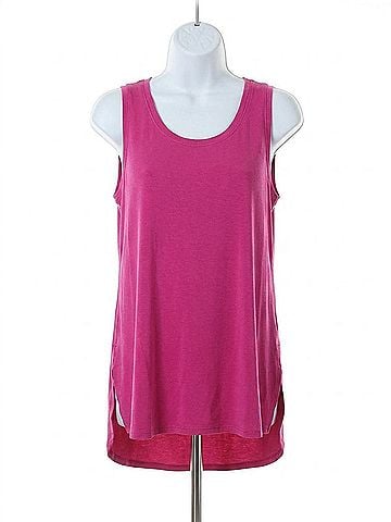 Tribal Women's U Neck Jersey Tank Top in Berry Fizz (view 1)