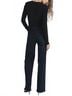 FRAME Solid Black Keyhole Top in Black Size L - photo 3