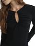 FRAME Solid Black Keyhole Top in Black Size L - photo 5