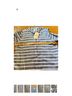 Garnet Hill 100% Linen Stripes Blue White Button-Down Shirt Size M - photo 7