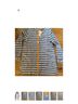 Garnet Hill 100% Linen Stripes Blue White Button-Down Shirt Size M - photo 5