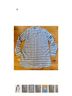 Garnet Hill 100% Linen Stripes Blue White Button-Down Shirt Size M - photo 3