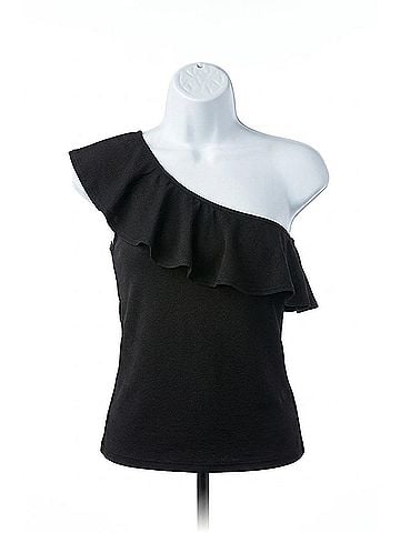 Show Me Your Mumu Ophelia Ruffle Bodysuit in Black (view 1)