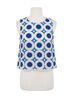 Drew White Brayden Top in Blue/White Size L - photo 1