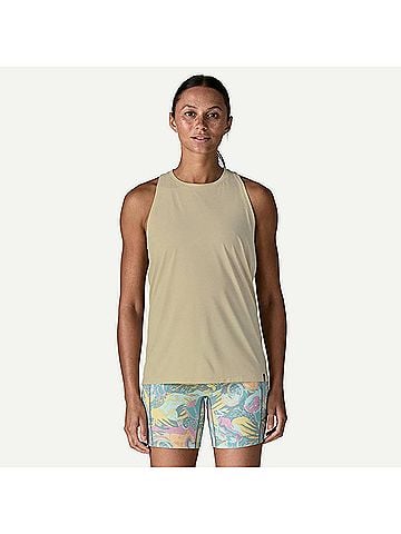 Patagonia Cap Cool Ultra Tank Top in Pumice: Dyno White X-Dye (view 2)