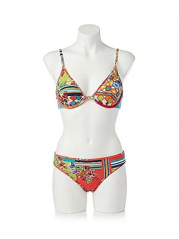 Johnny Was Kaya Hipster Bikini Bottom in Multi (view 1)
