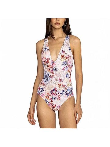 Johnny Was Eyelet Crossback One Piece in Summer Days (view 2)
