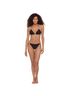 Steve Madden Solid Black Strap Side Double Ring Bikini Bottom in Raven Black Size XL - photo 5