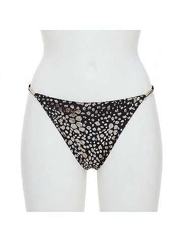 Steve Madden Strap Bikini Gold Beads in Taupe (view 1)
