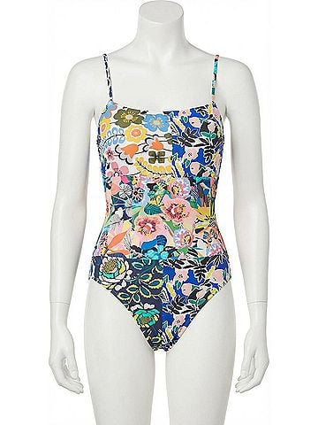 Johnny Was Layla Spaghetti Strap One-Piece in Multicolor (view 1)