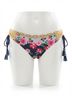 Johnny Was Multi Color Raina Tassel Bikini Bottom in Multi Size XL - photo 1