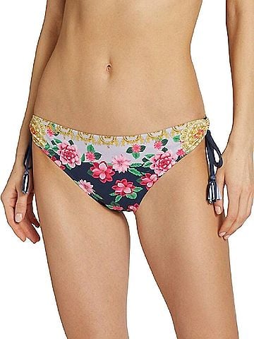 Johnny Was Raina Tassel Bikini Bottom in Multi (view 2)